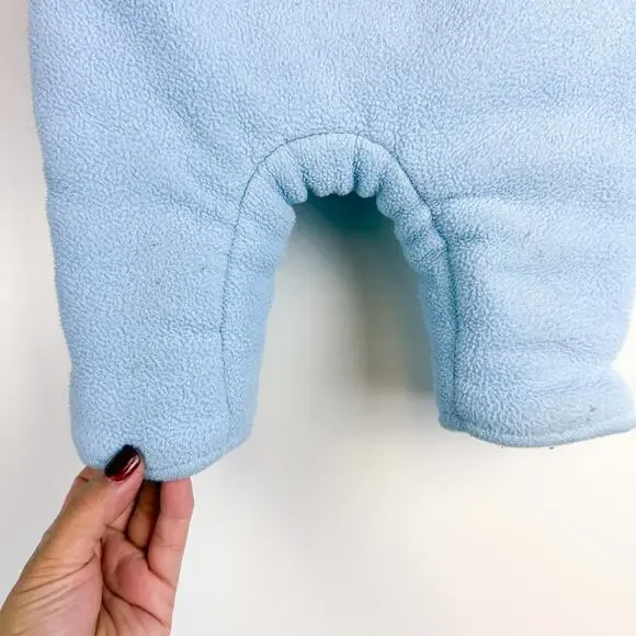 Baby Merlin’s Magic Sleepsuit Blue Fleece - Small 3-6 Months 12-18lbs - Picture 6 of 7